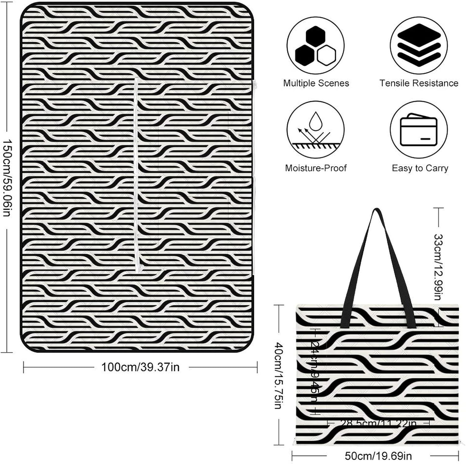 ピクニックシート ぷりんと ピクニックマット キャンプマット ピクニック テントマット お手入れ簡単 防水 防汚 軽量 耐久性が高い