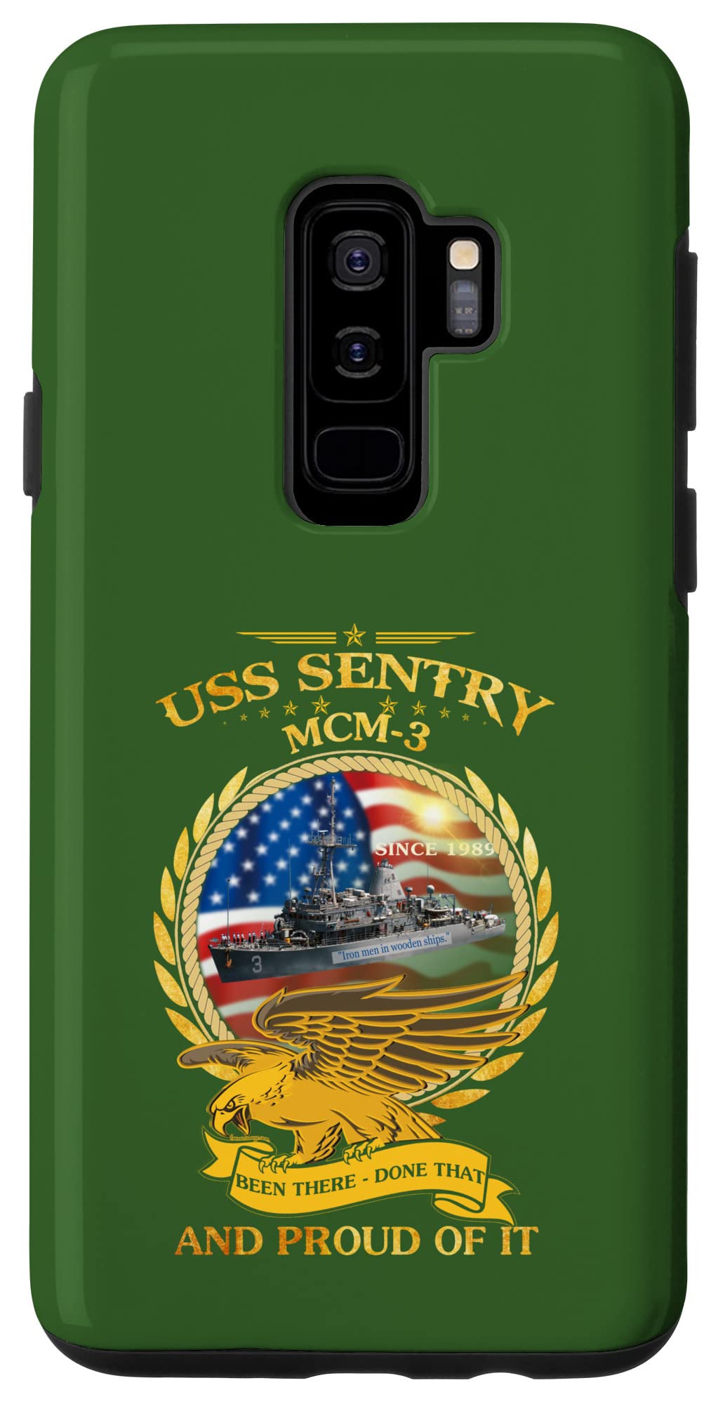 Galaxy S9+ USS Sentry (MCM-3) Since 1989 Case