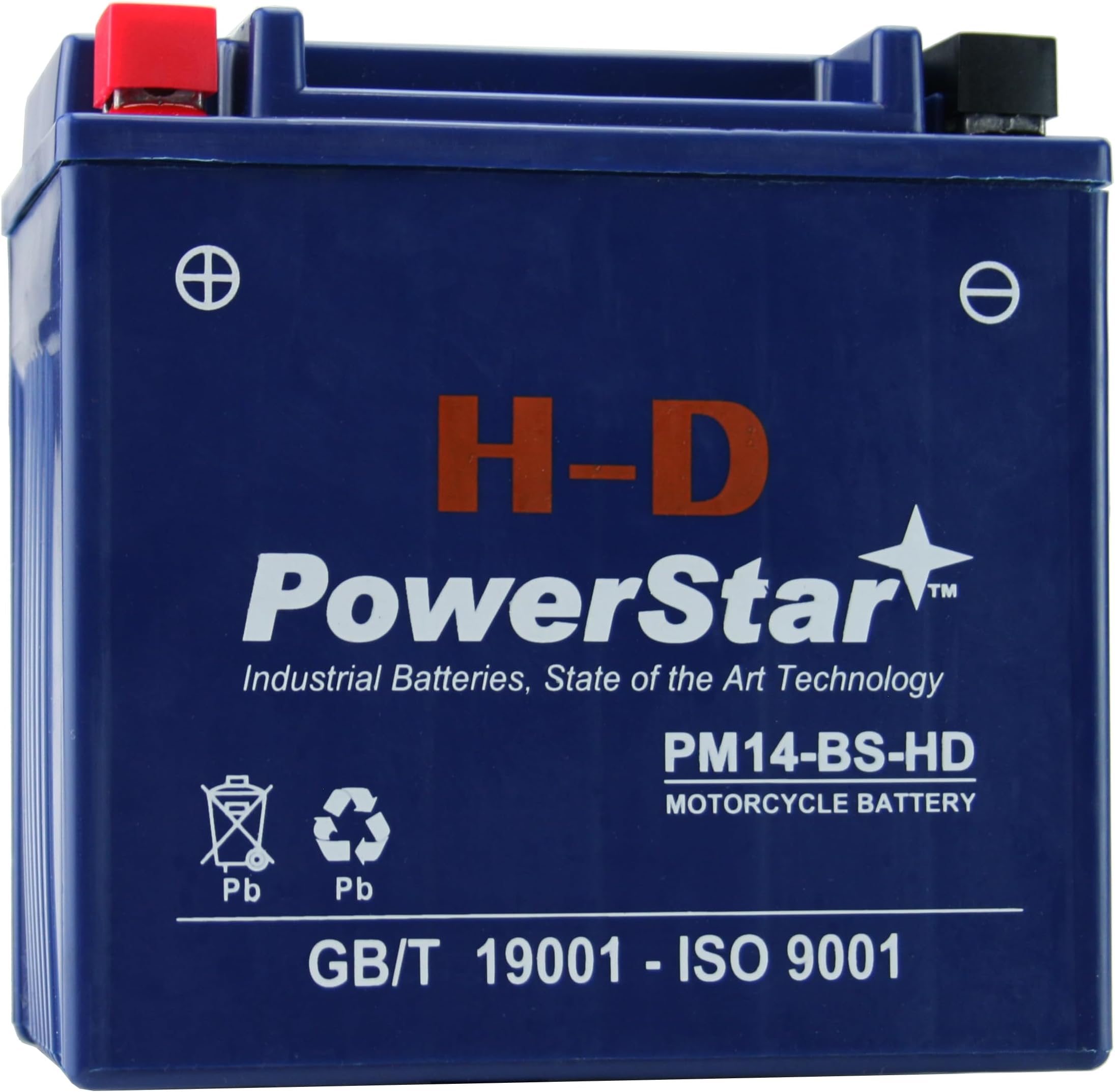 PowerStar FAYTX14 Battery Replaces YTX14-BS CYTX14-BS YTX14BS GTX14-BS, SEALED GEL AGM