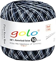 Vista 154 de golo 24 bolas hilo de ganchillo tamaño 10 hilo para tejer a mano hilo de ganchillo 10-24-1