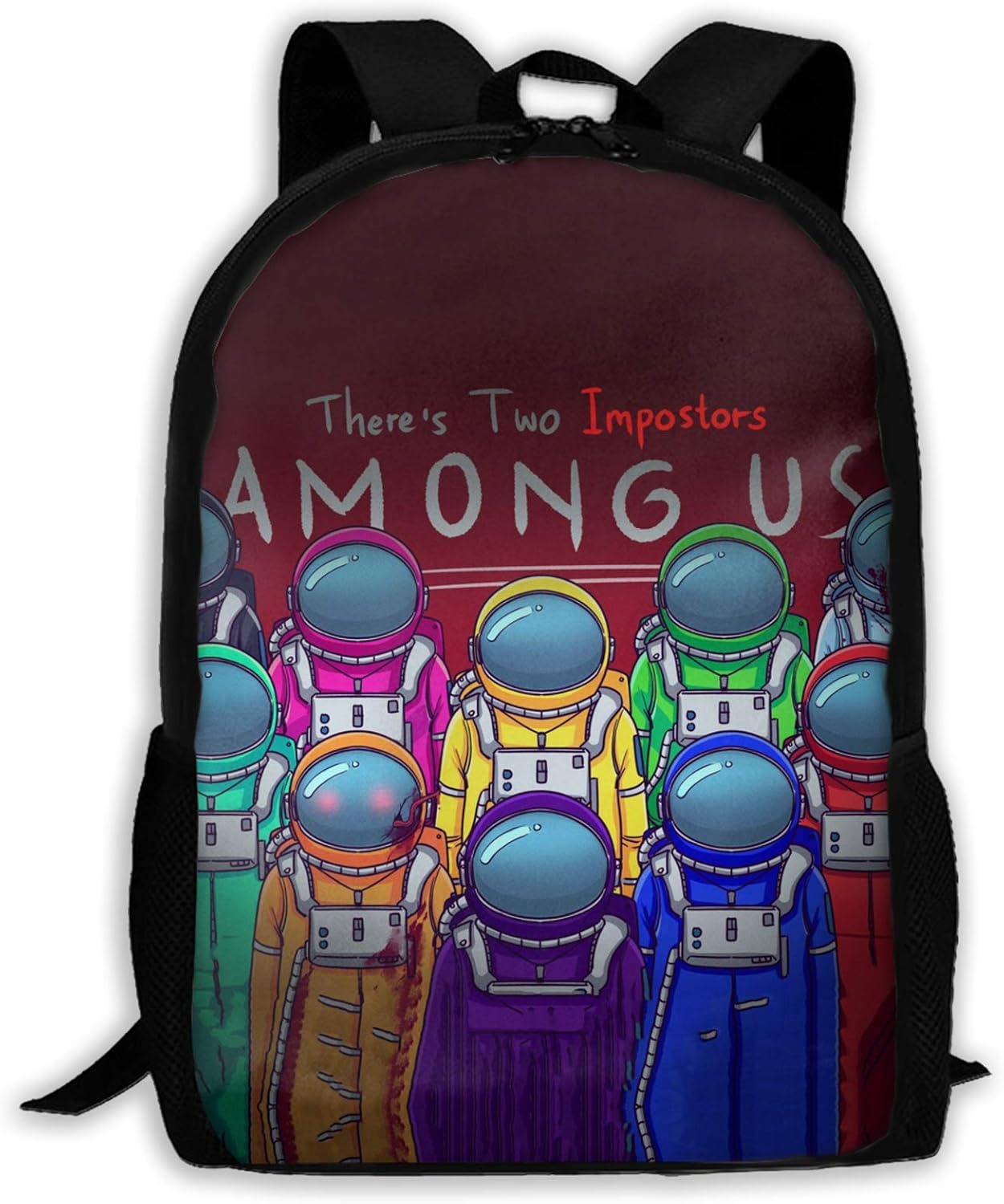 Imposter Among Us Game Backpack College School Travel Bags Waterproof