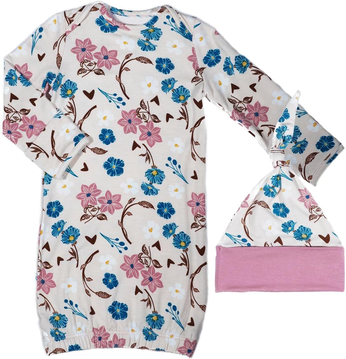 5 Piece Maternity and Nursing PJ Pant Set for Mom and Baby