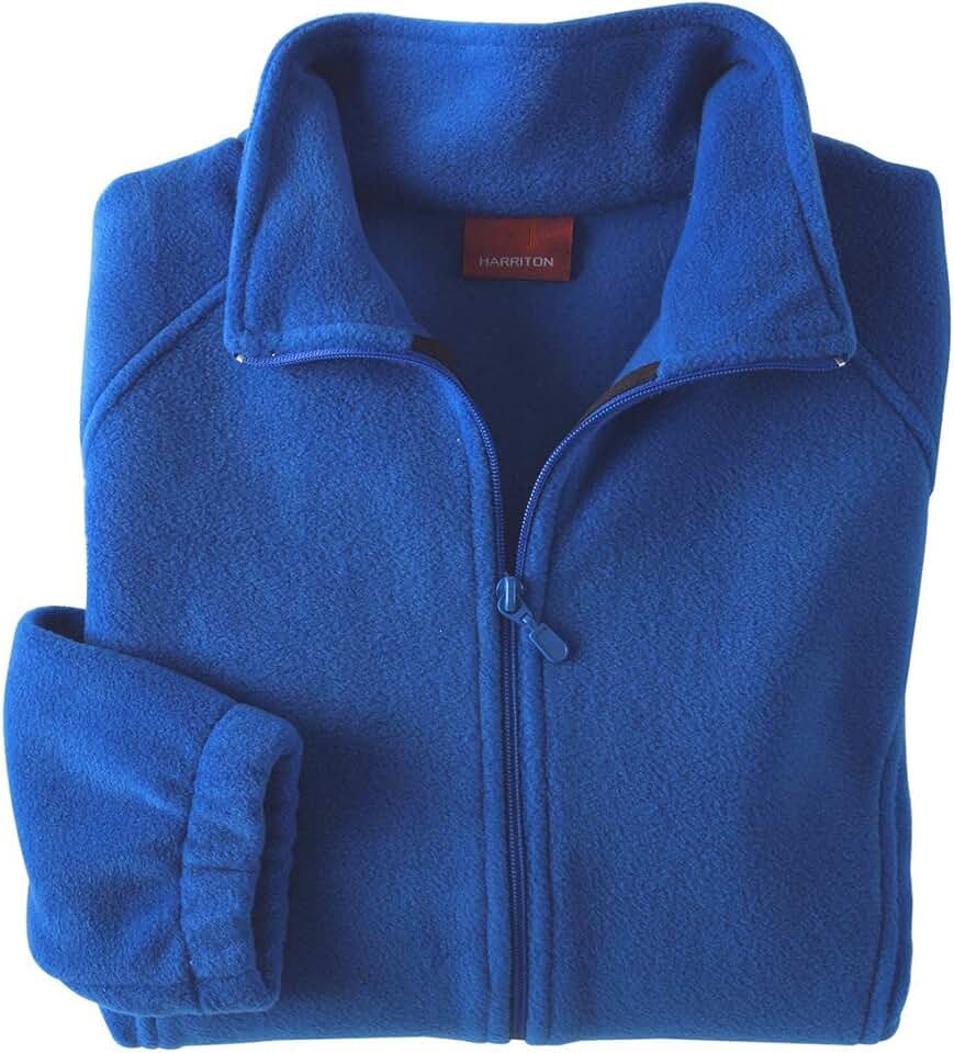 Fleece Zip Up Jacket Royal Blue