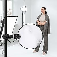 Vista 7 de Soporte de paraguas de trípode de metal, soporte de paraguas de trípode de cámara para exteriores, soporte de clip de metal, soporte de abrazadera