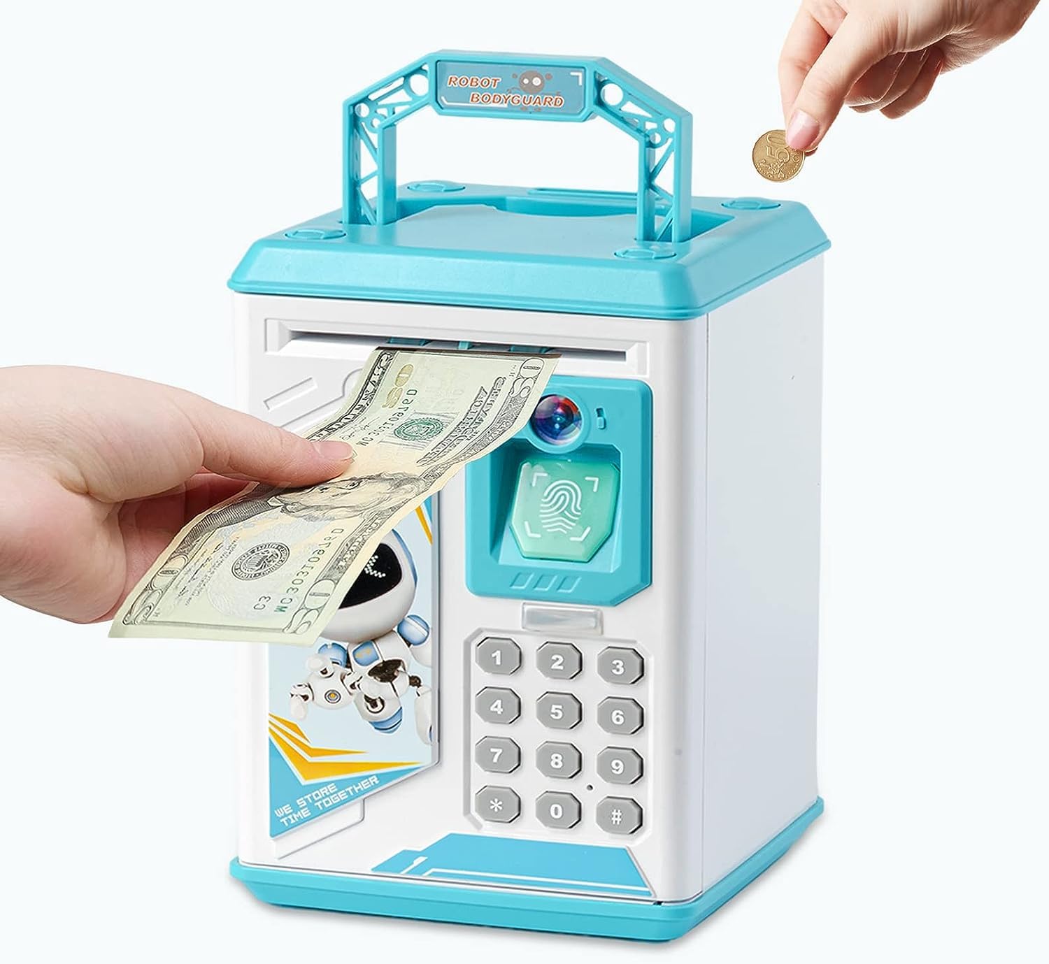 エイプ マイロ 貯金箱 フィギュア セット LIGHTER HOUSE  ATM Safe Box Creative Electronic Fingerprint ATM