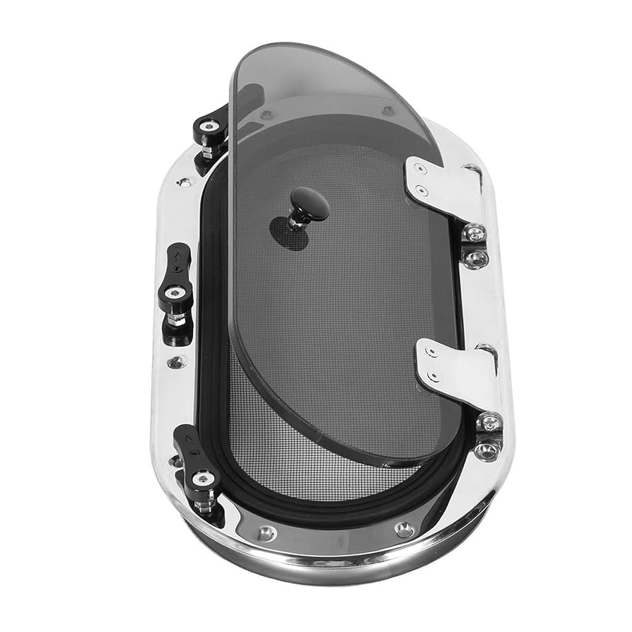 Amazon.co.jp: ステンレス鋼のボート舷窓窓、ポリッシュUV耐性