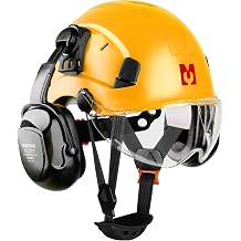 g venlik kask , EN397 kulakl k ve viz rl  g venlik kasklar , 53 ila 63 cm Ayarlanabilir ba   evresi, erkekler kad nlar i in dayan kl  ABS malzeme - sar