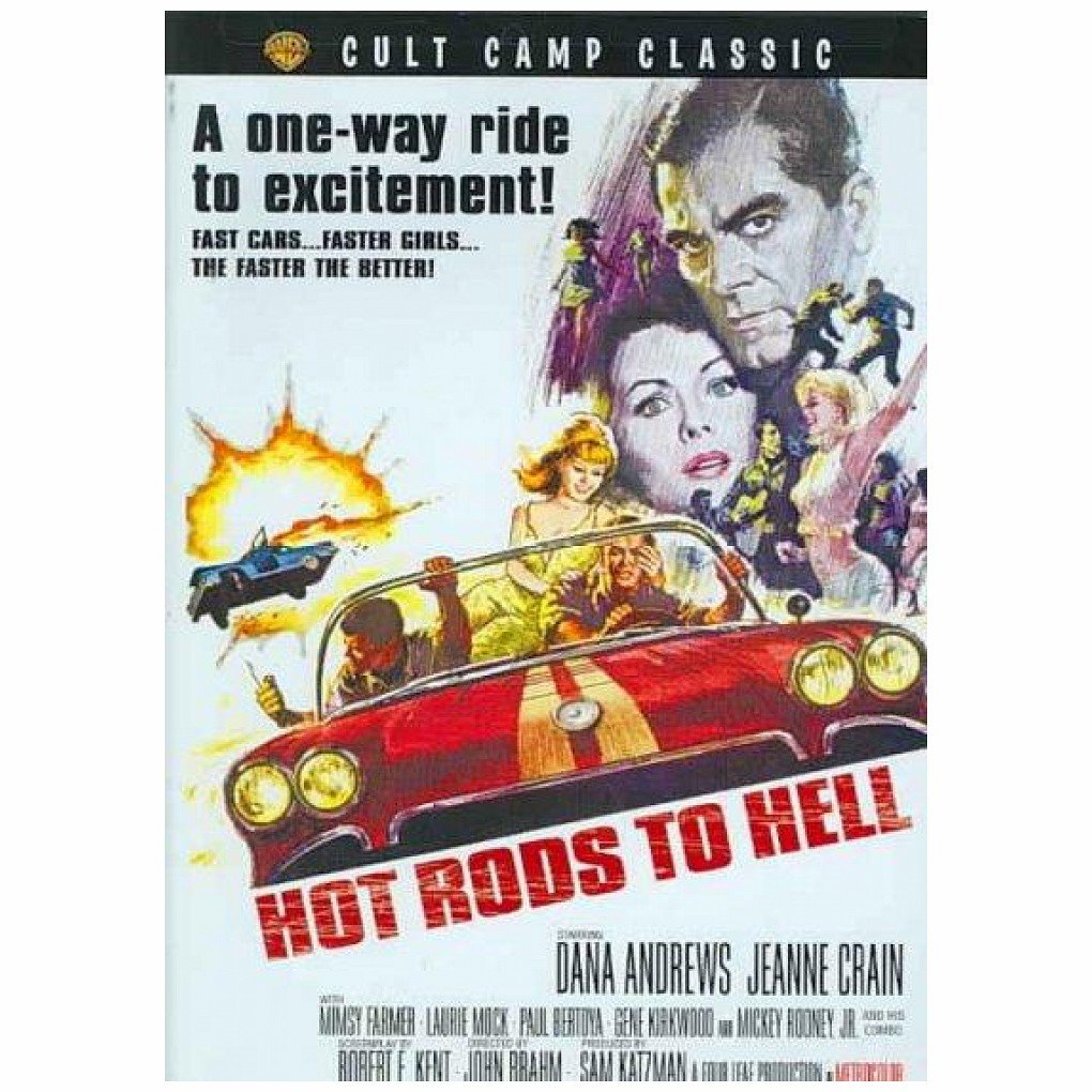 Hot Rods to Hell (DVD) Alex Gaby, Dana Andrews, Jeanne