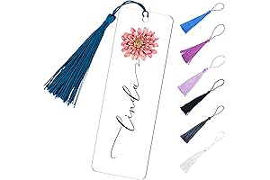 Entice Every Page with a Floral Symphony: Your Name in Bloom Bookmarks