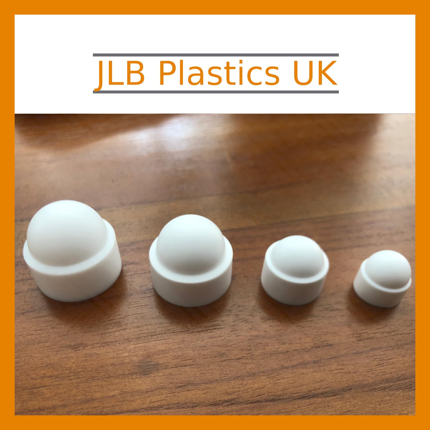 Białe plastikowe nakładki na śruby z kopułą chroniące nakrętki, M6 M8 M10 M12, 10 13 17 19 mm (2000, M6 (klucz 10 mm)