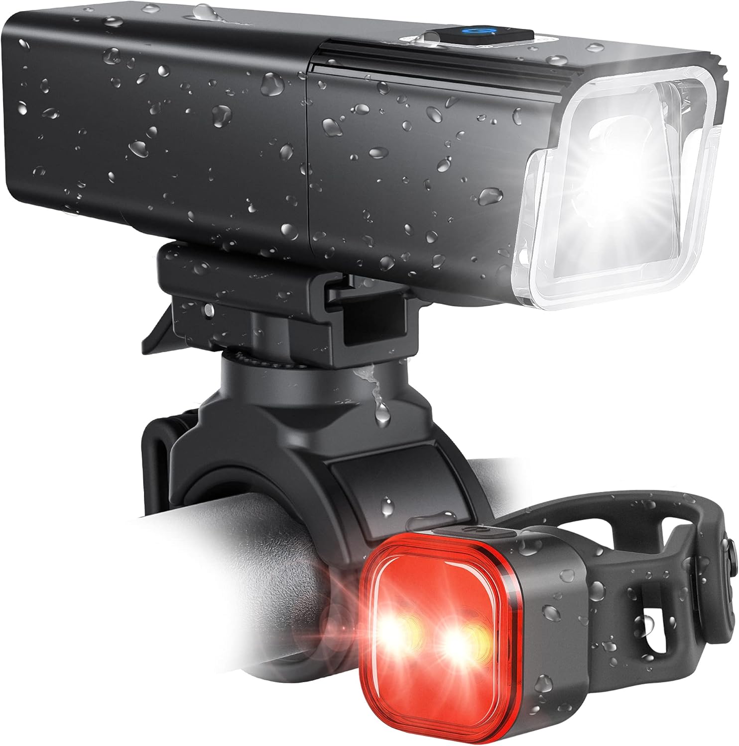 Bike Lights Front and Rear True 8000 Lumens LED Bike