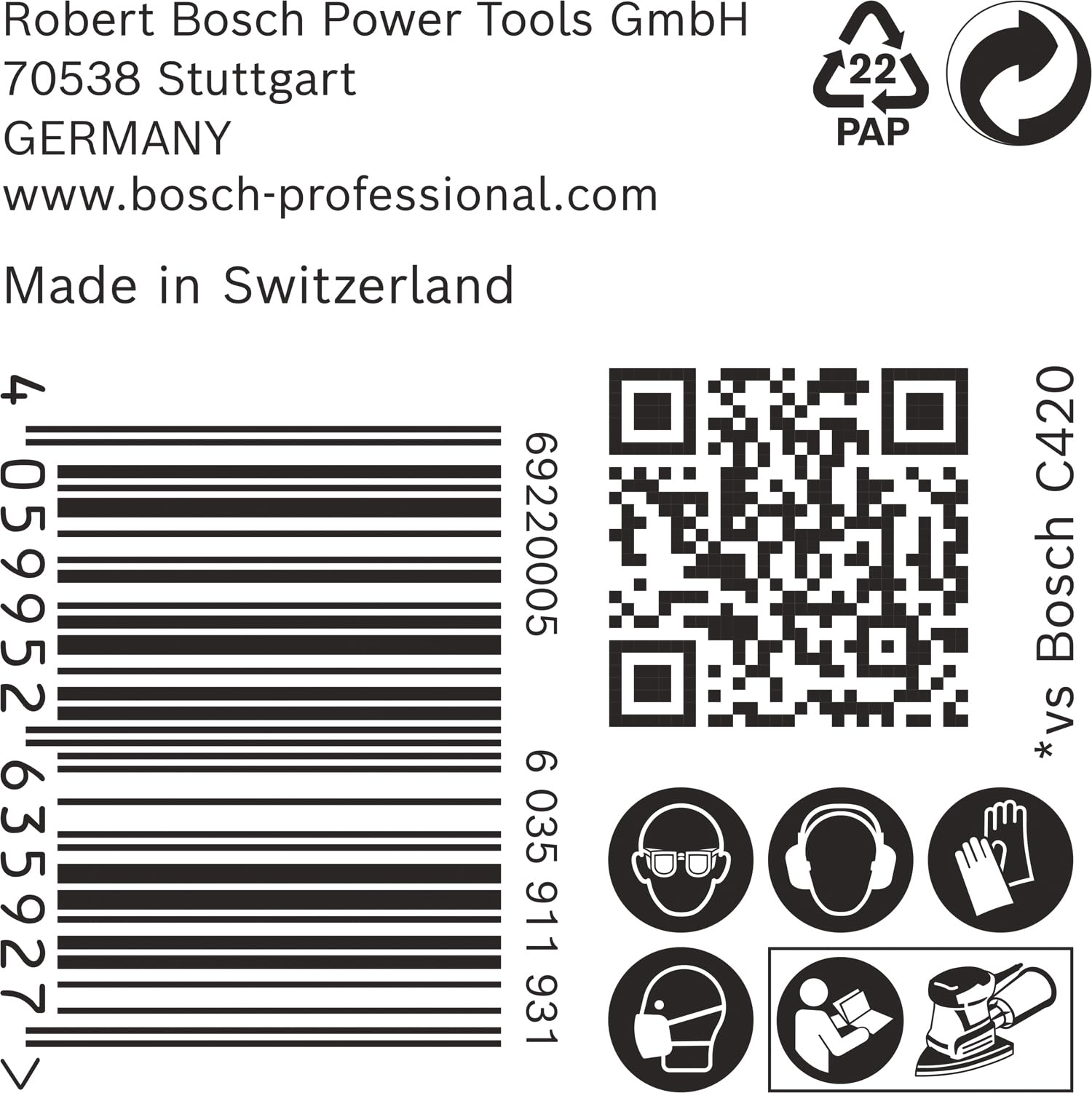 Bosch 50x Papiery ścierne EXPERT C470 z 7 otworami (do Farba na drewnie, Twarde drewno, Ø 100x150 mm, Ziarnistość 80, Professional Akcesoria Szlifierka wielofunkcyjna)