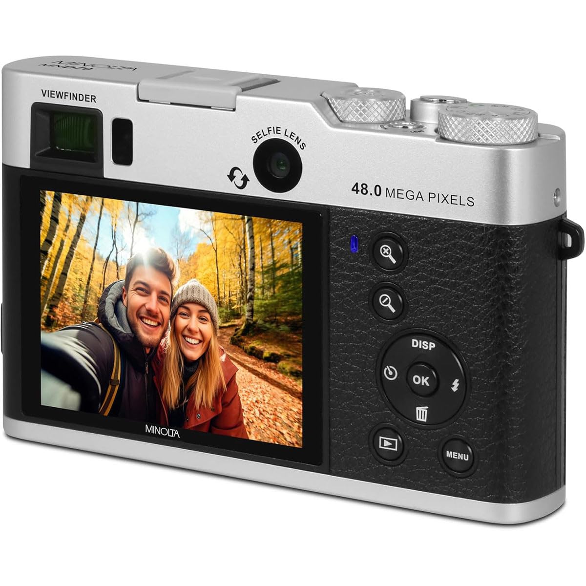 Amazon.com : Minolta MND70 Retro Wi-Fi UHD Dual Lens Digital