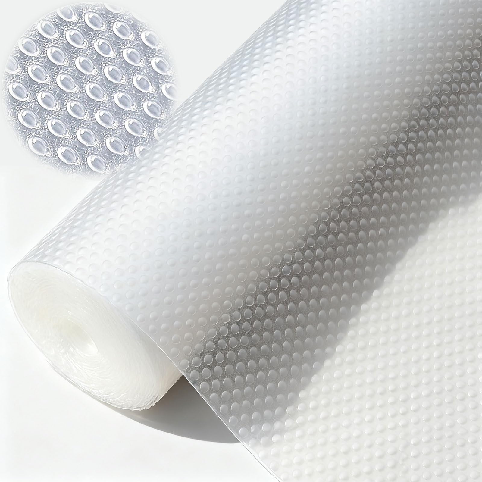 Schubladenmatte 50cm x 500cm EVA-Material Wasserdichtem Antirutschmatte Schubladenmatte Küchenschrankmatte Nicht Klebende für Schubladen Regale Schrank Kühlschrank