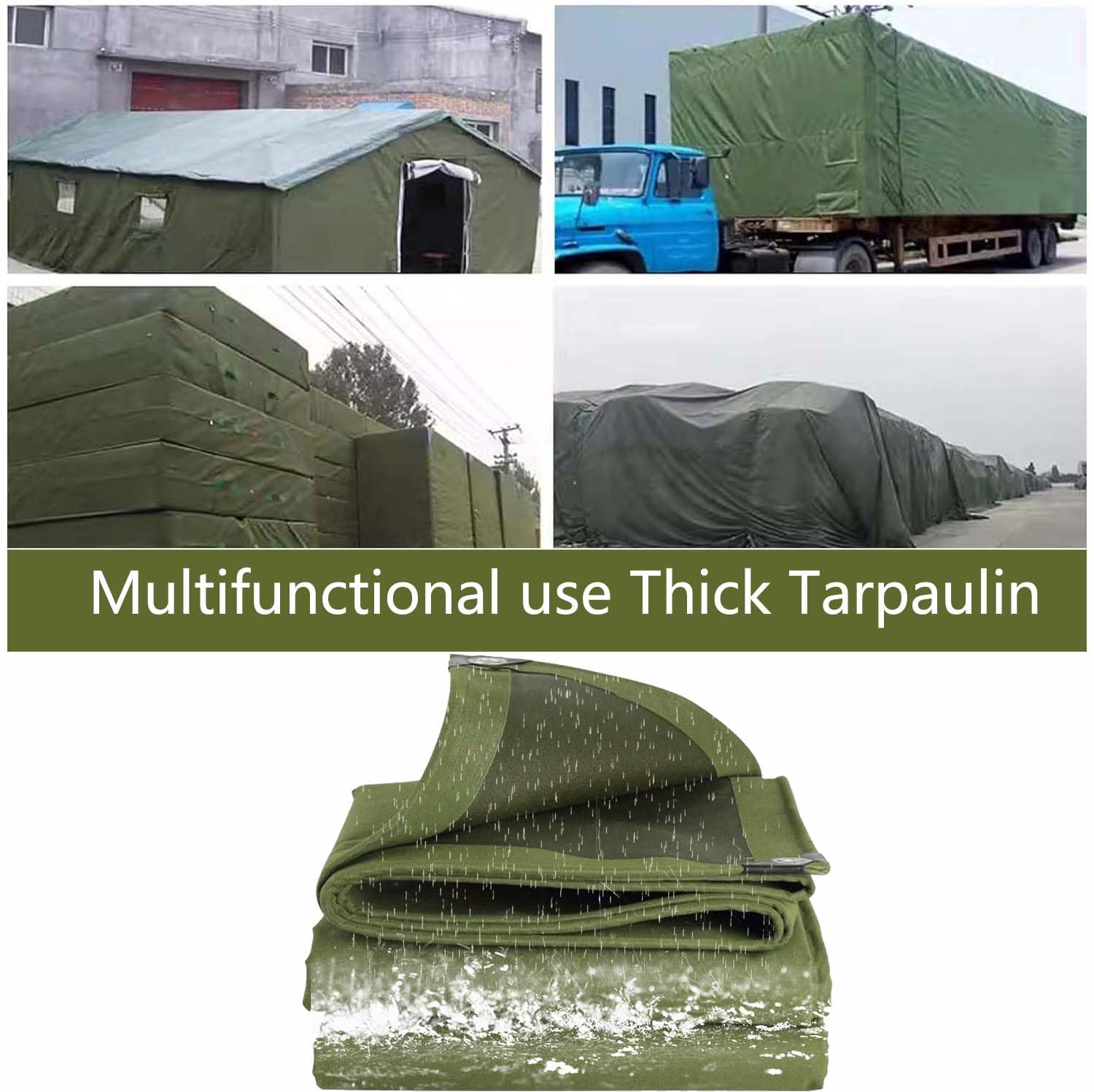 Lona PVC Impermeable Verde | Lona Ojal 650g/m² | Cubierta Exterior | 6x8m | Resistente Protección Multiusos | Leroy Merlin
