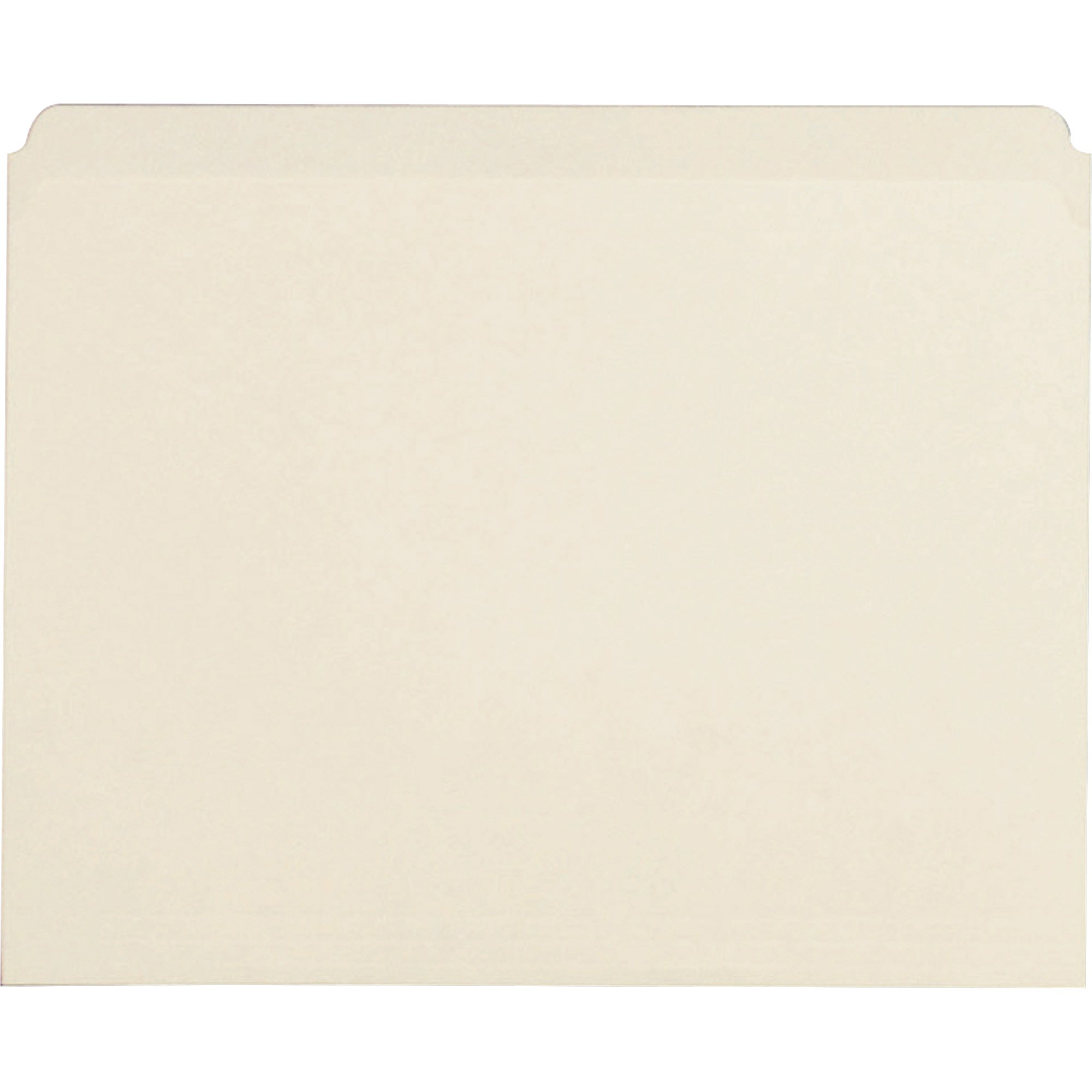 Business Source Straight Cut 1-ply Manila File Folders, Letter, 8 1/2" x 11" Sheet Size (43565)