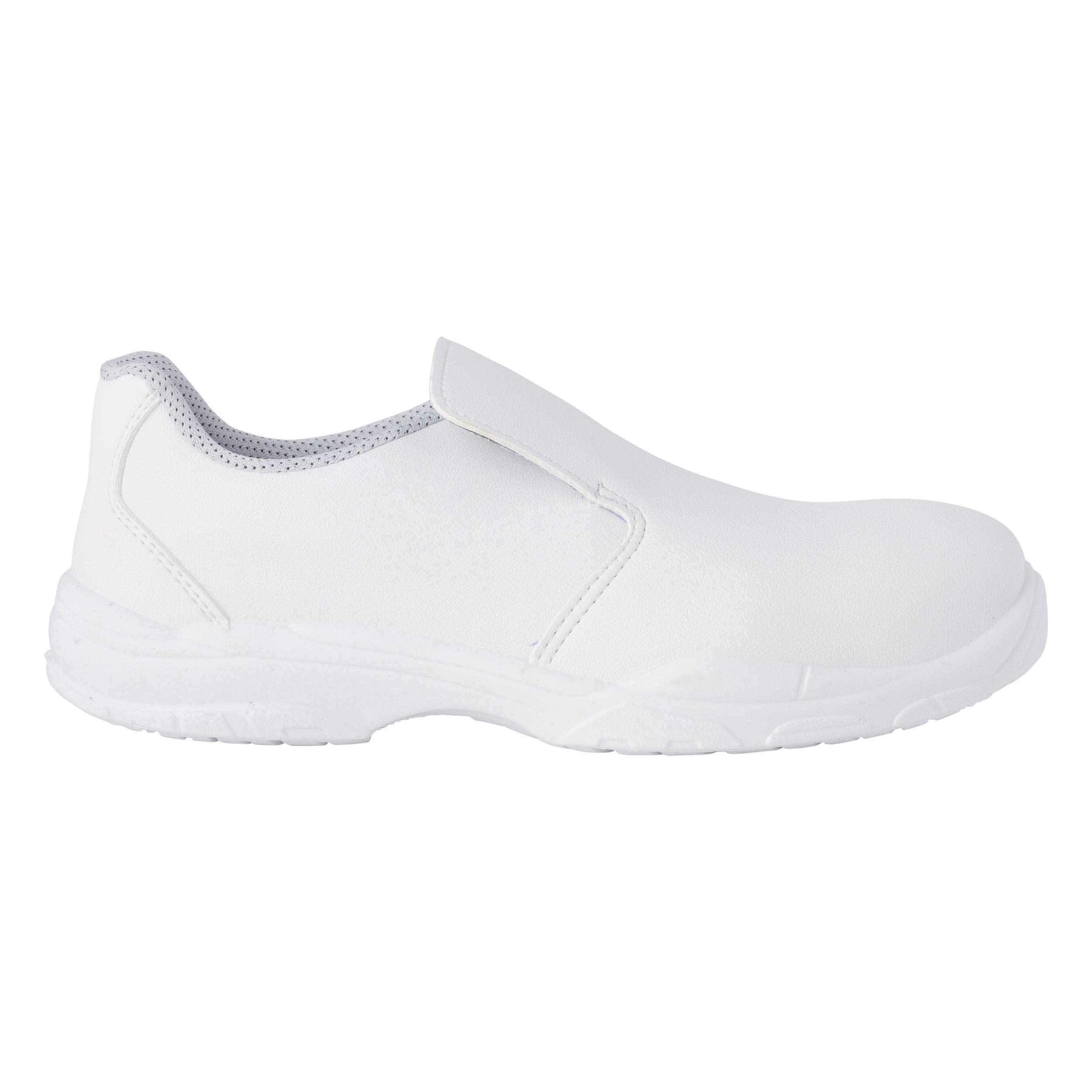 REPOSA Nurse - Chaussures de Travail Homme et Femme avec Embout de Sécurité en Composite, Chaussure Medicale et Cuisine Fermée sans Lacets, Chaussure Medicale Femme et Homme Antidérapant et Antichoc