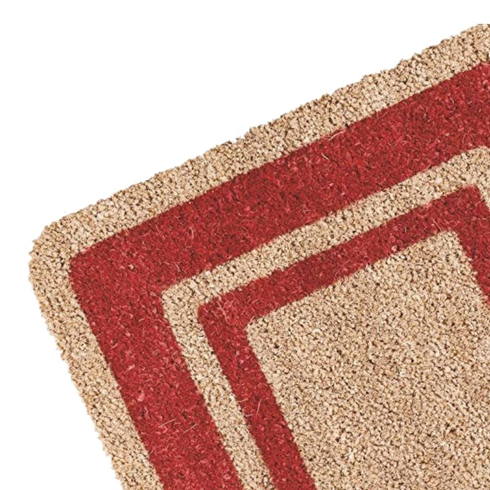 Paillasson Classique Rectangulaire En Fibre De Coco Naturelle Cm 40 X 60 Pour Entrée