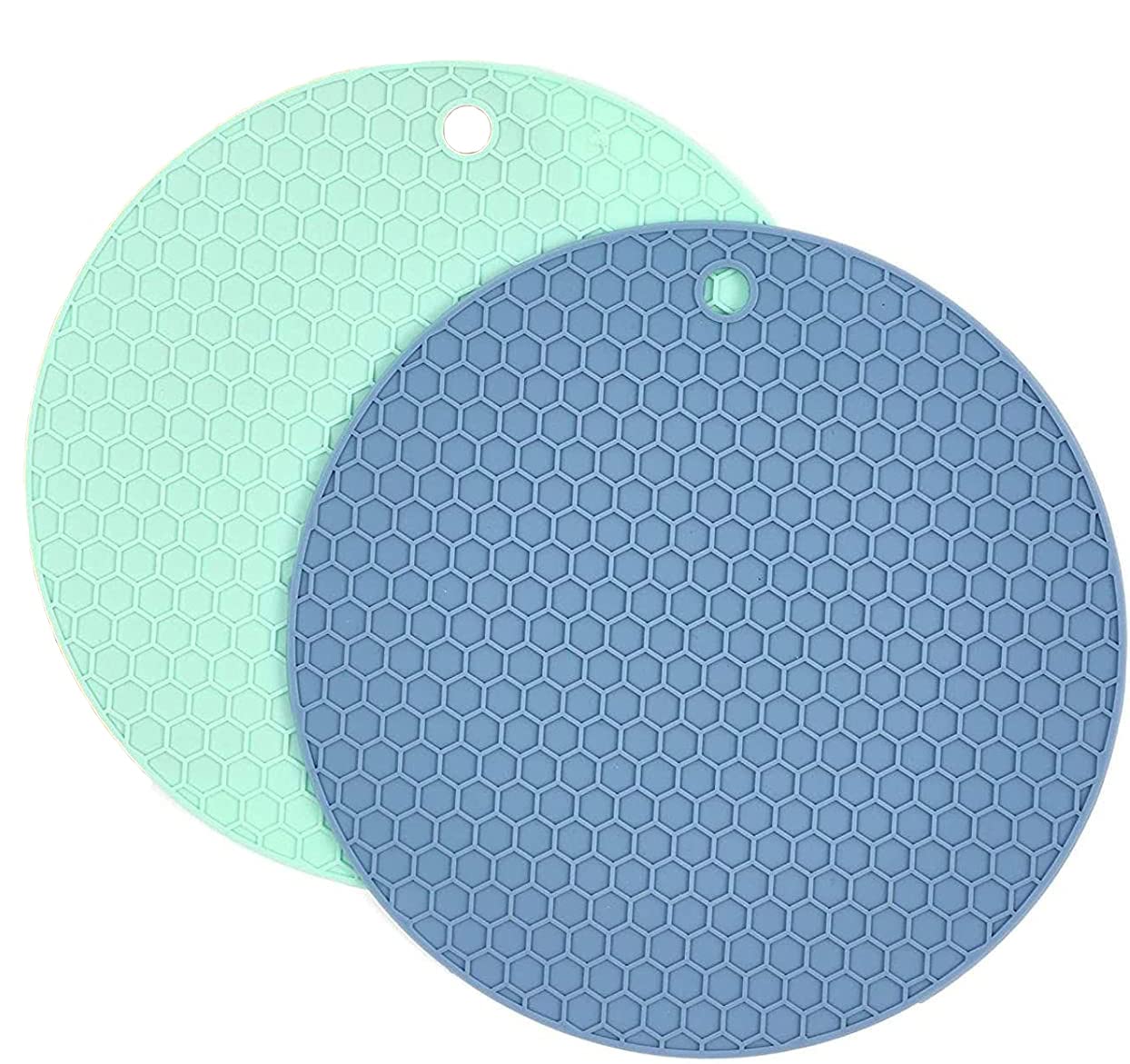 Silicone Trivets, Flexible Multipurpose Hot Pads, Heat Resistant, Soft Non-Slip, Pack of 6, Random Colours — Amazon image 10