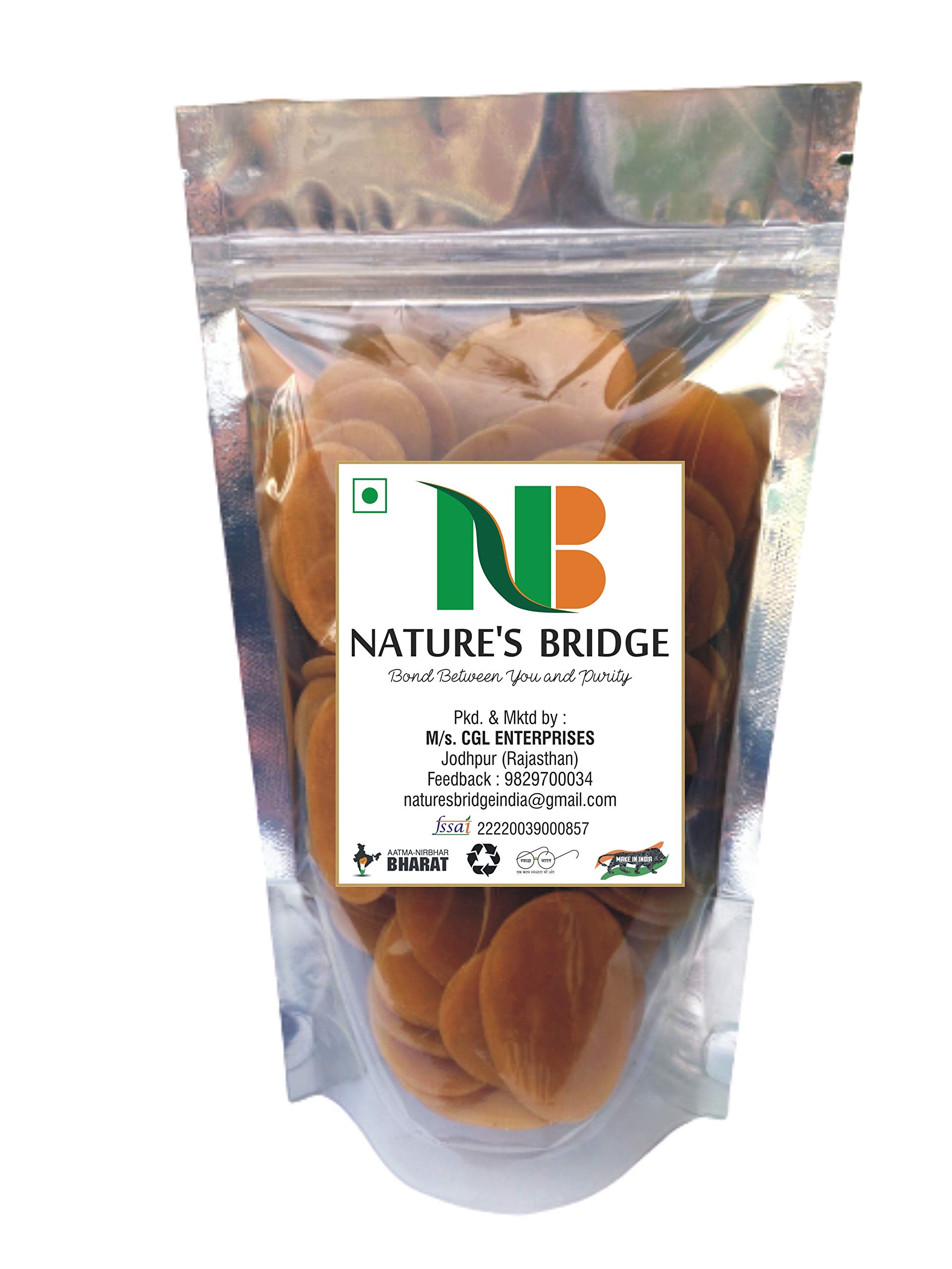 Nature's Bridge Ready-to-Fry Dry Pani Puri Papad / Puchka / GOL Gappa / Pani Puri Ready to Fry at Home / Fryums - (900 gm)-image-20