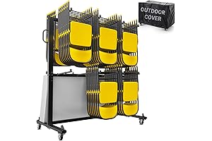 Versatile Chair Rack: Effortless Storage for Your Garage and Events