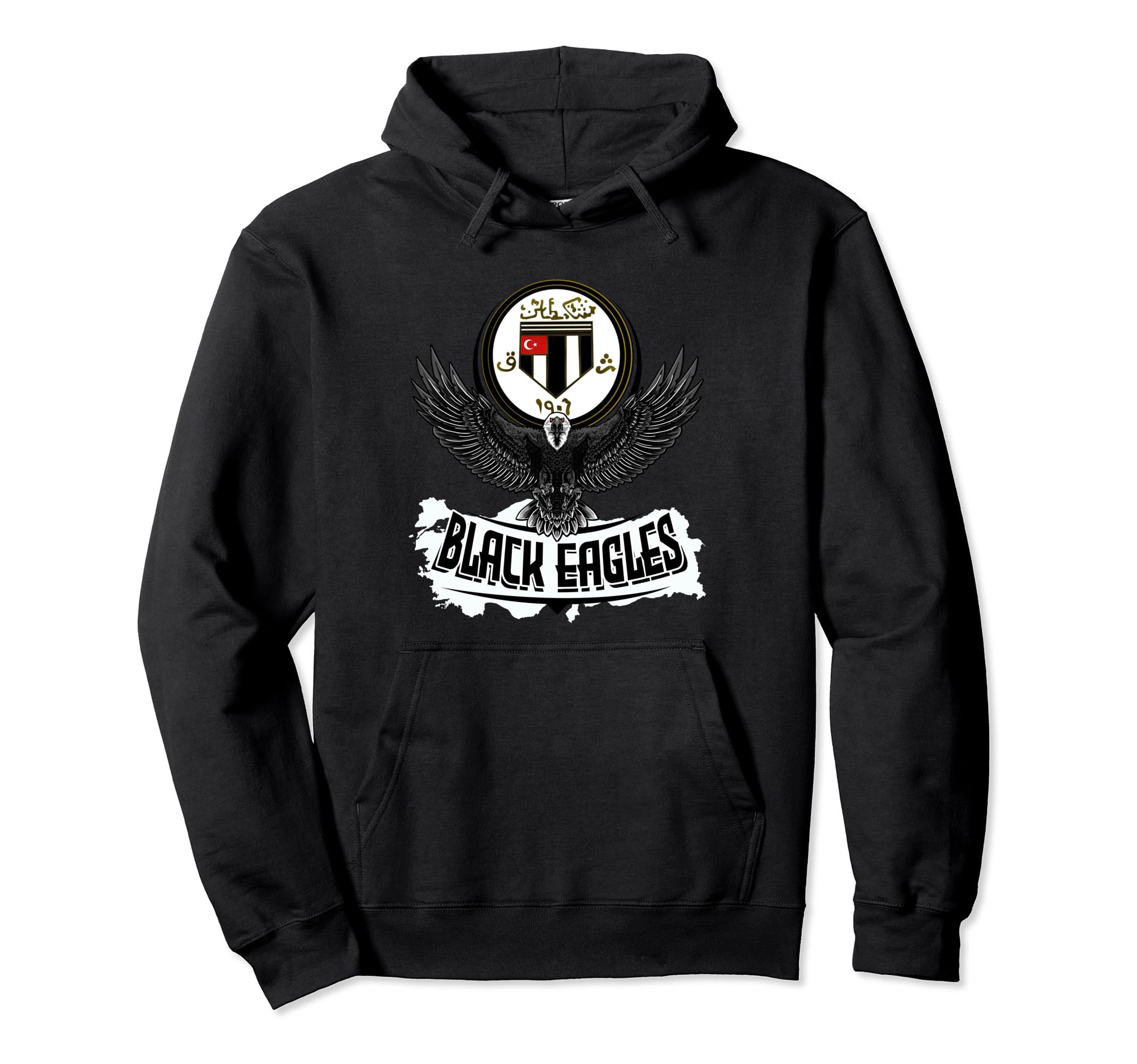 alaturka wearBesiktas - Black Eagles Pullover Hoodie