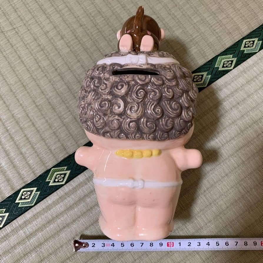Amazon.co.jp: 桃鉄 ボンビー 陶器 特大 貯金箱 高さ 約20cm