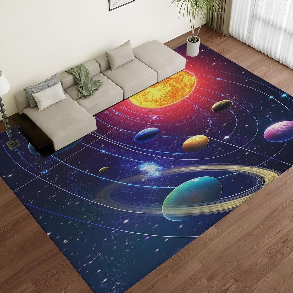 Tapis d'entrée lavable et antidérapant pour protéger les sols bleus