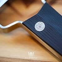 Vista 8 de Dalstrong Rallador de queso ancho profesional, cinta, hoja de acero inoxidable #304, trituradora de cocina con mango G10, con cubierta de cuchilla