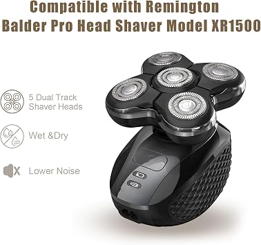 Shaver Replacement Head Compatible with Remington RX5/XR7000/XR1500 Ultimate Series Razors-2 Packs