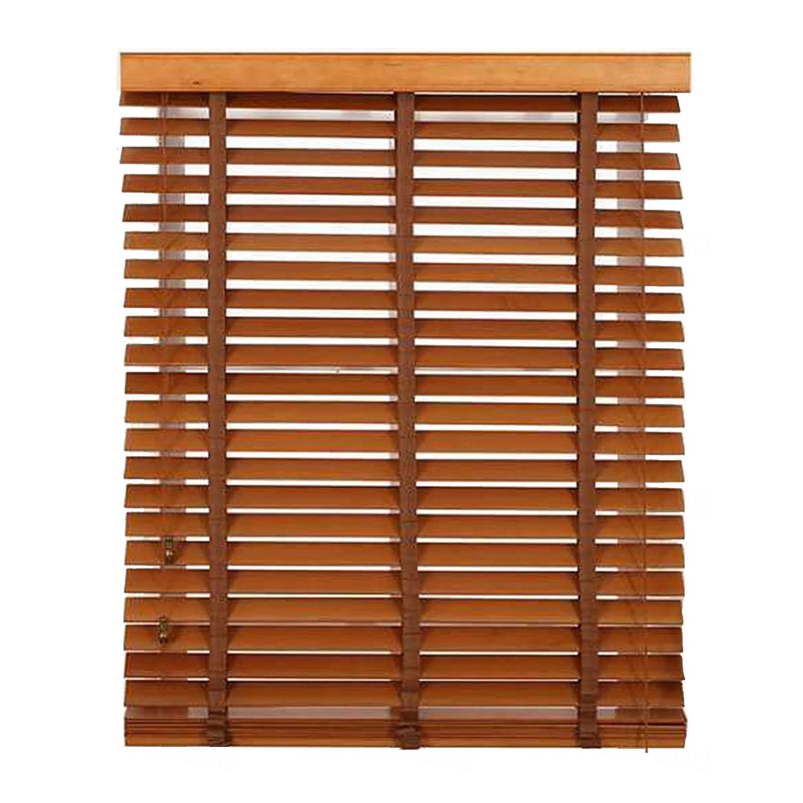 Kgudys Wxh Natural Solid Wood Venetian Blinds,Horizontal Blinds With 50Mm/2In Slats,Privacy Venetian Blinds,Folding Venetian Blinds,Home Blackout Venetian Blinds,-120X180cm/47X71in