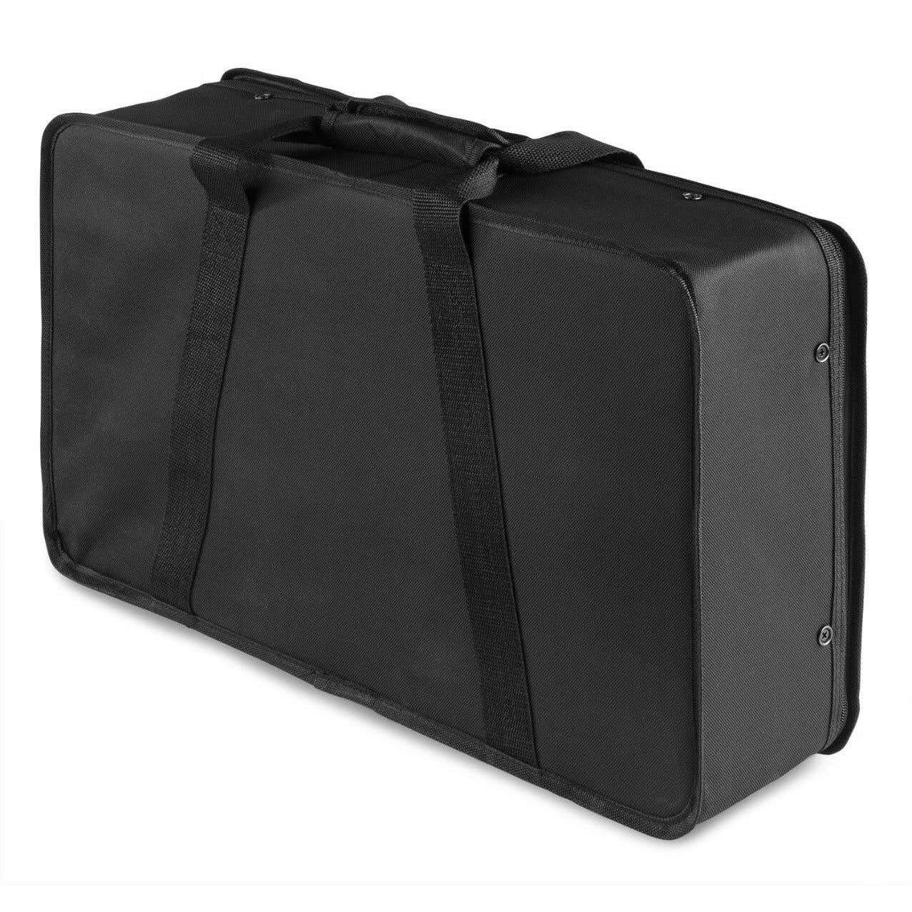 BeamZ AC-440 - Custodia morbida per 6 proiettori BBP94, scomparto aggiuntivo per cavi e accessori, 540 x 330 x 150 mm, ideale per DJ e organizzatori da sera