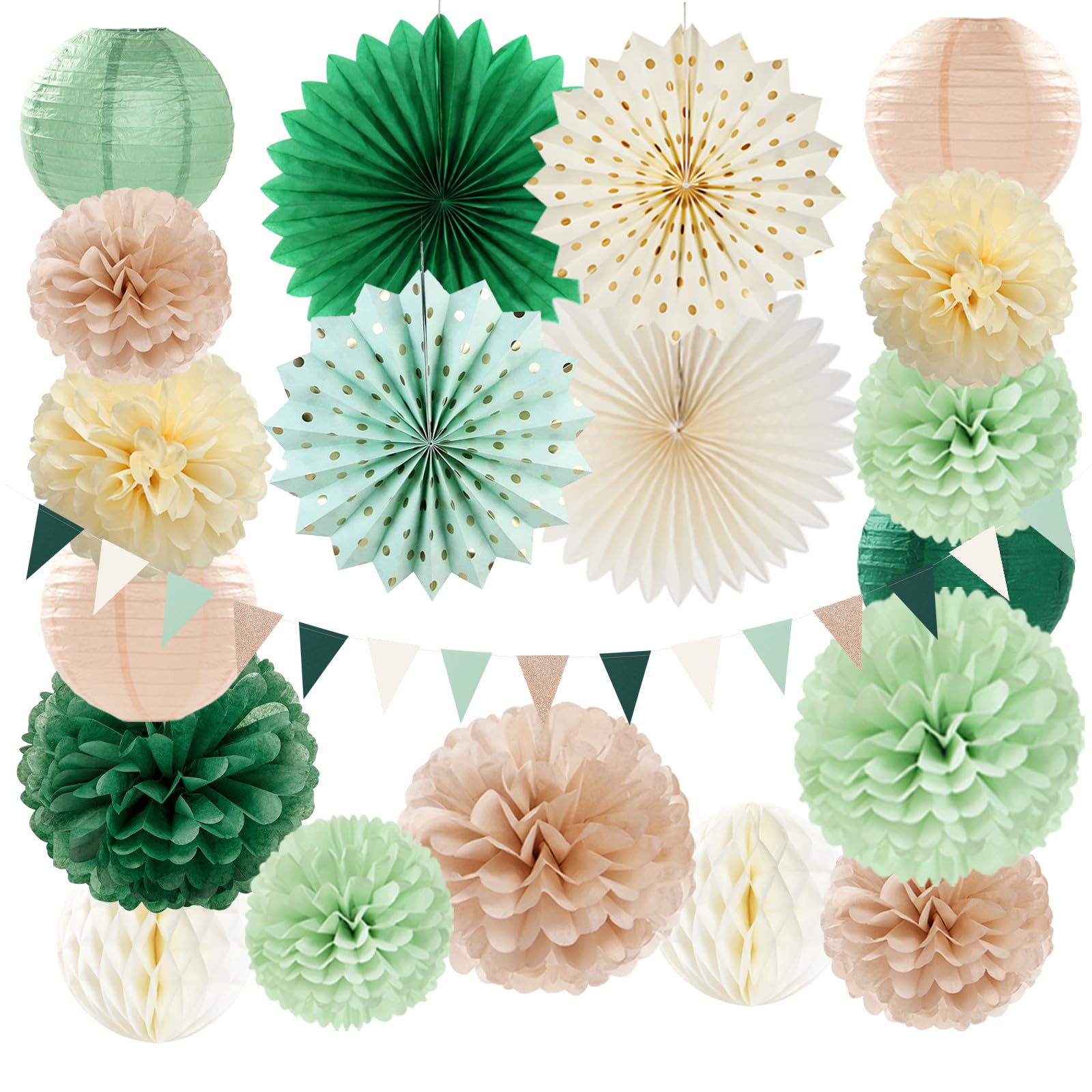 Lot De 20 Lanternes En Papier Pour Fête Prénatale Et Mariage