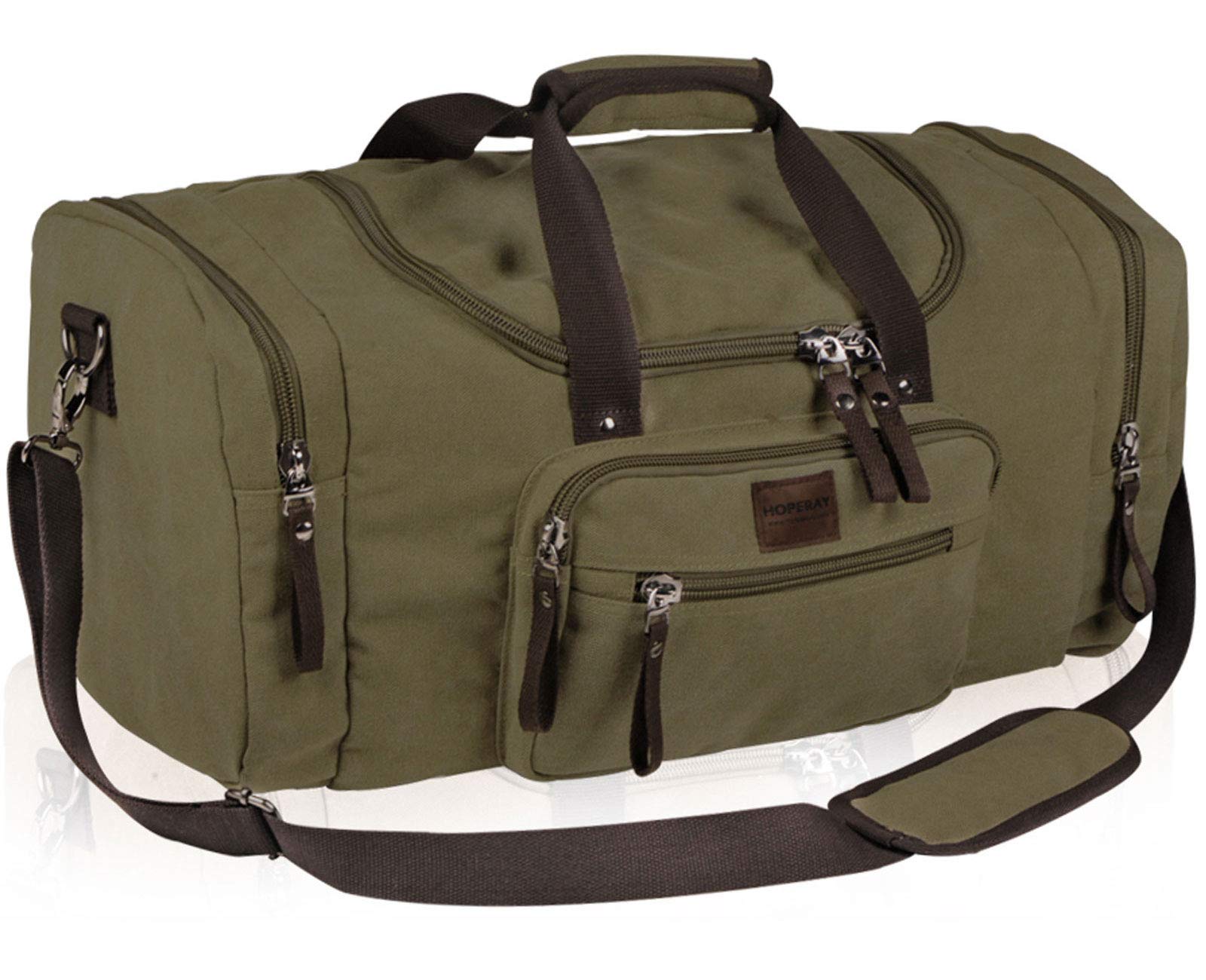 men's canvas travel duffel bags
