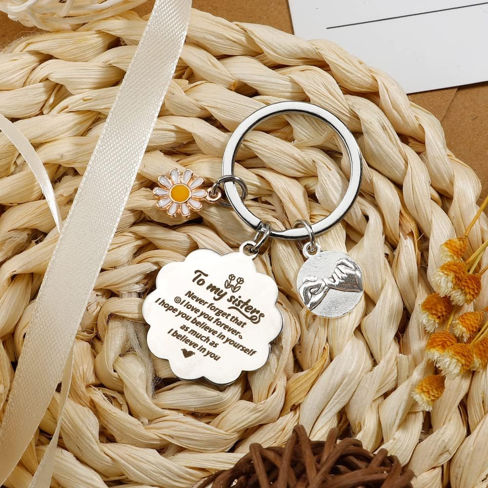 Gifts for Sister,Sister Gifts from Brother,Birthday Gift for Sisters,Sisters Keychain for Women,Galentines Day Gift - Image 6