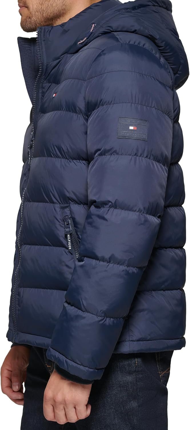 Tommy Hilfiger mens Hooded Puffer Jacket (Standard and Big & Tall) - Image 3