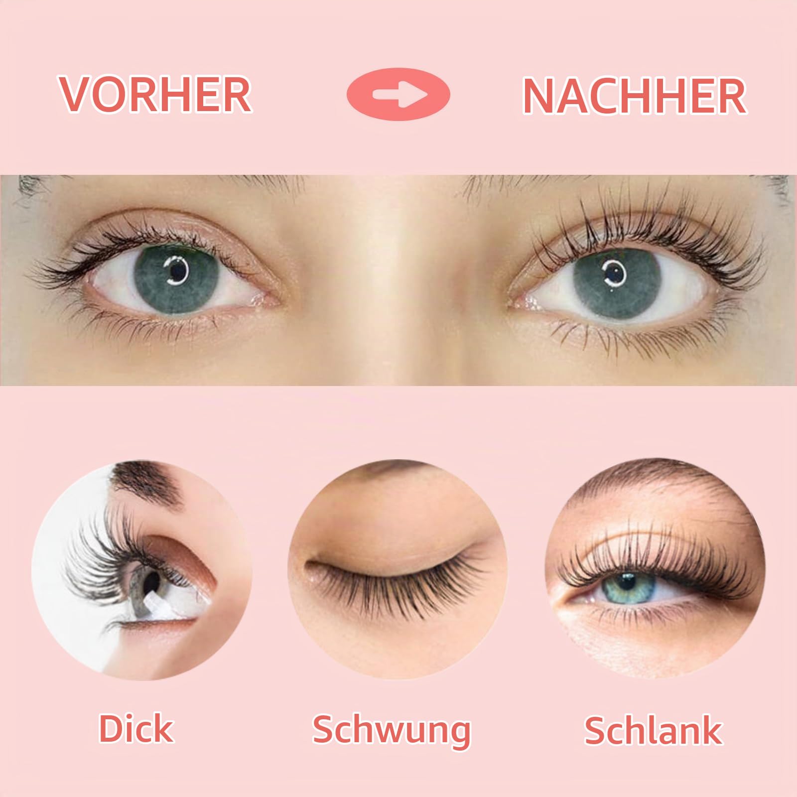 Wimpern Perming Kit,Lash Lifting Set Wimpernlifting Set Lash Lift Wimpern Curling Wimpernlaminierung Set Professionell Wimpernverlängerung Kit Lange andauernd, für Zuhause/Salon
