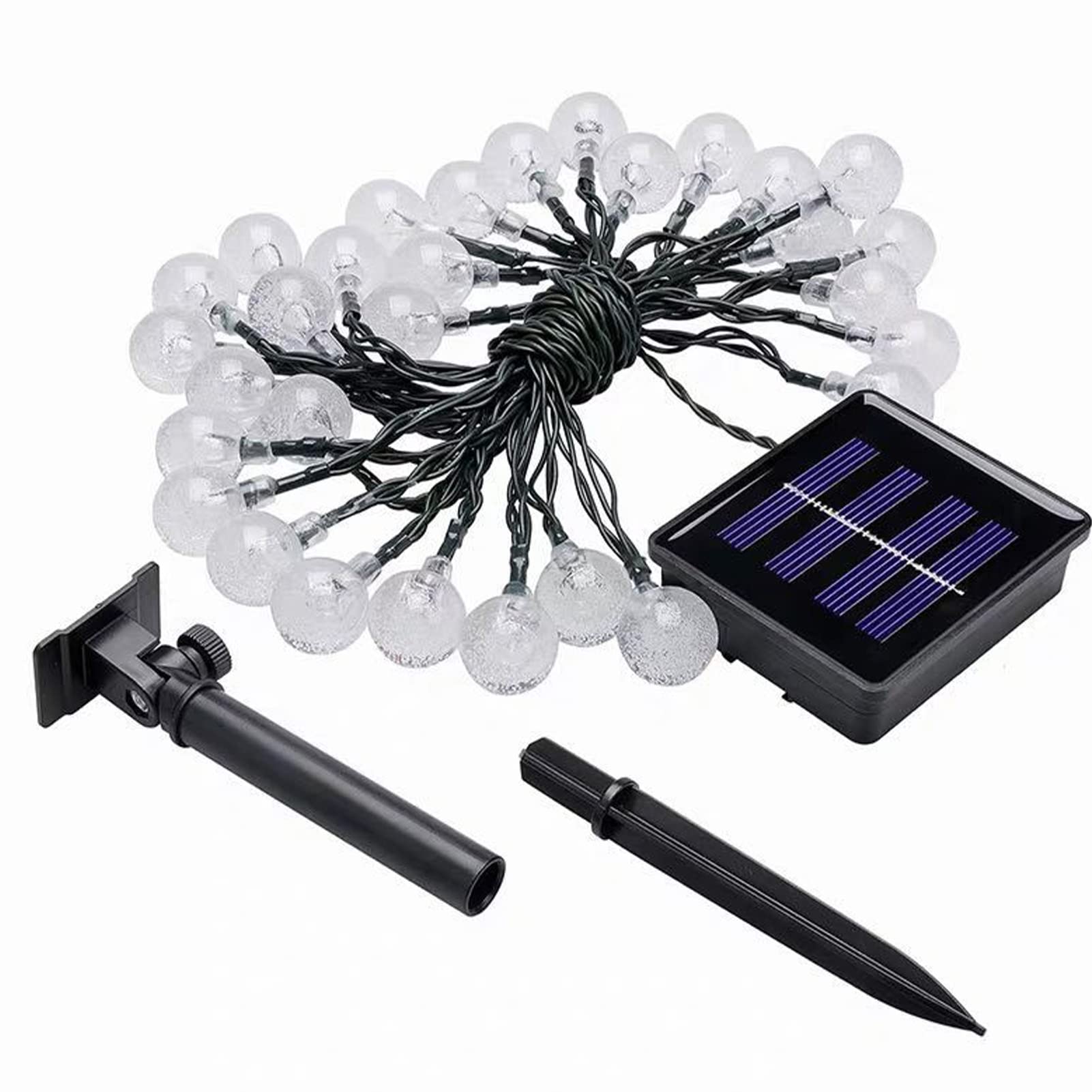 Globe Guirlande Lumineuse, Boule De Coloré Guirlande Lumineuse Alimenté Par Batterie LED Guirlande Lumineuse IP66 Étanche Pour Décoration De Fête