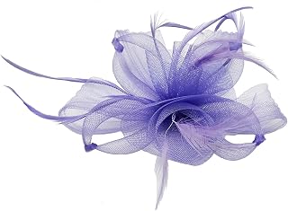 Amazon.co.uk: purple fascinators: Clothing