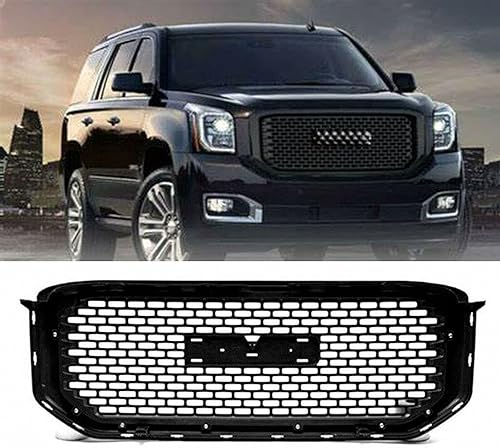 LOSTAR Rejilla frontal superior estilo Denali de malla para GMC Yukon y Yukon XL 2015-2020