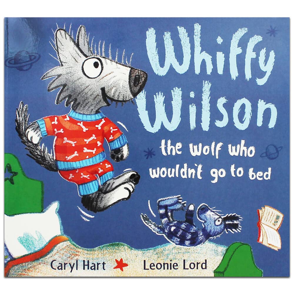 WHIFFY WILSON THE WOLF WHO WOULDN'T GO TO BED - Bedtime Picture Story - NEW