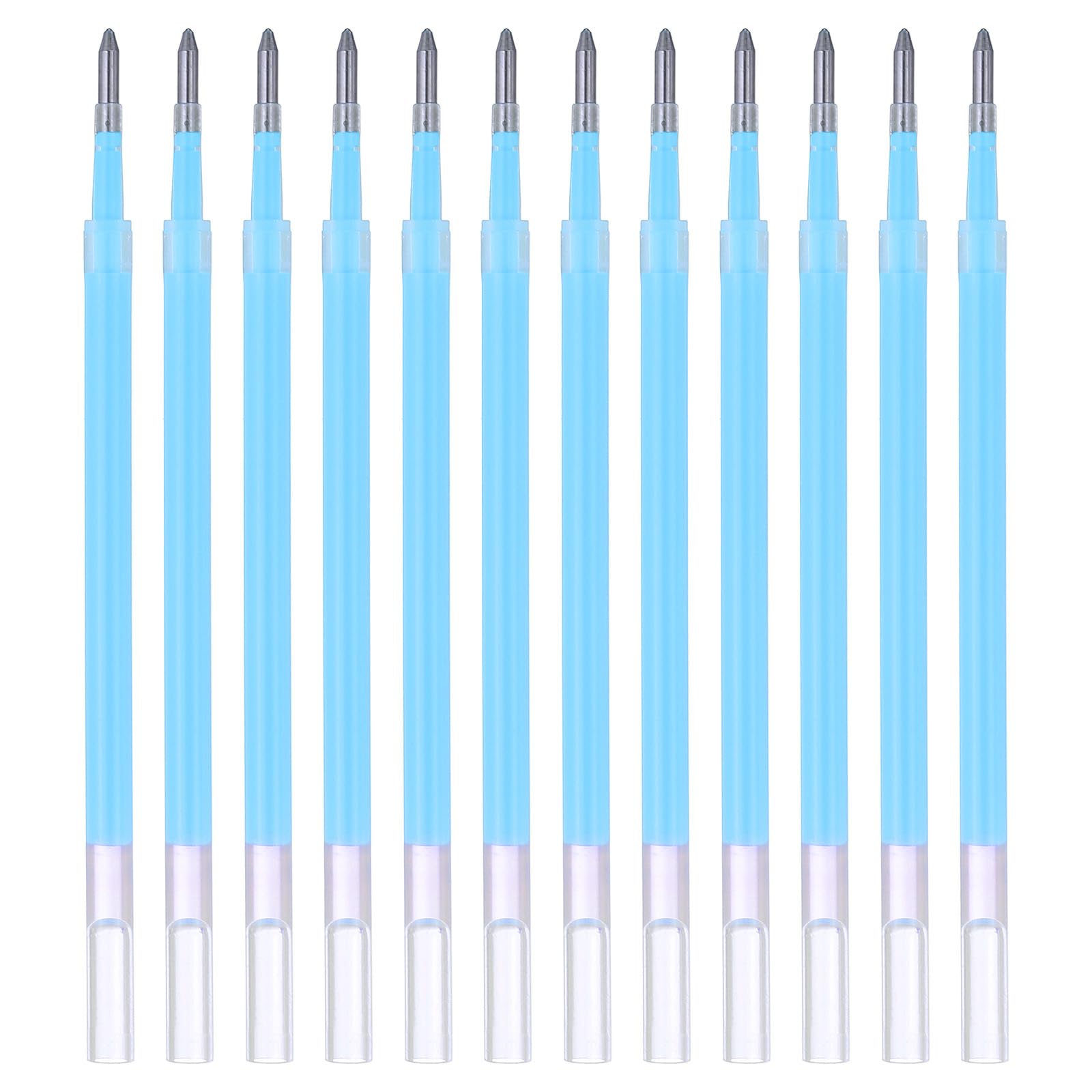 PATIKIL Gel Pen Refills, 12 Pcs 0.8mm Medium Point Blue Ink, Pack of 12