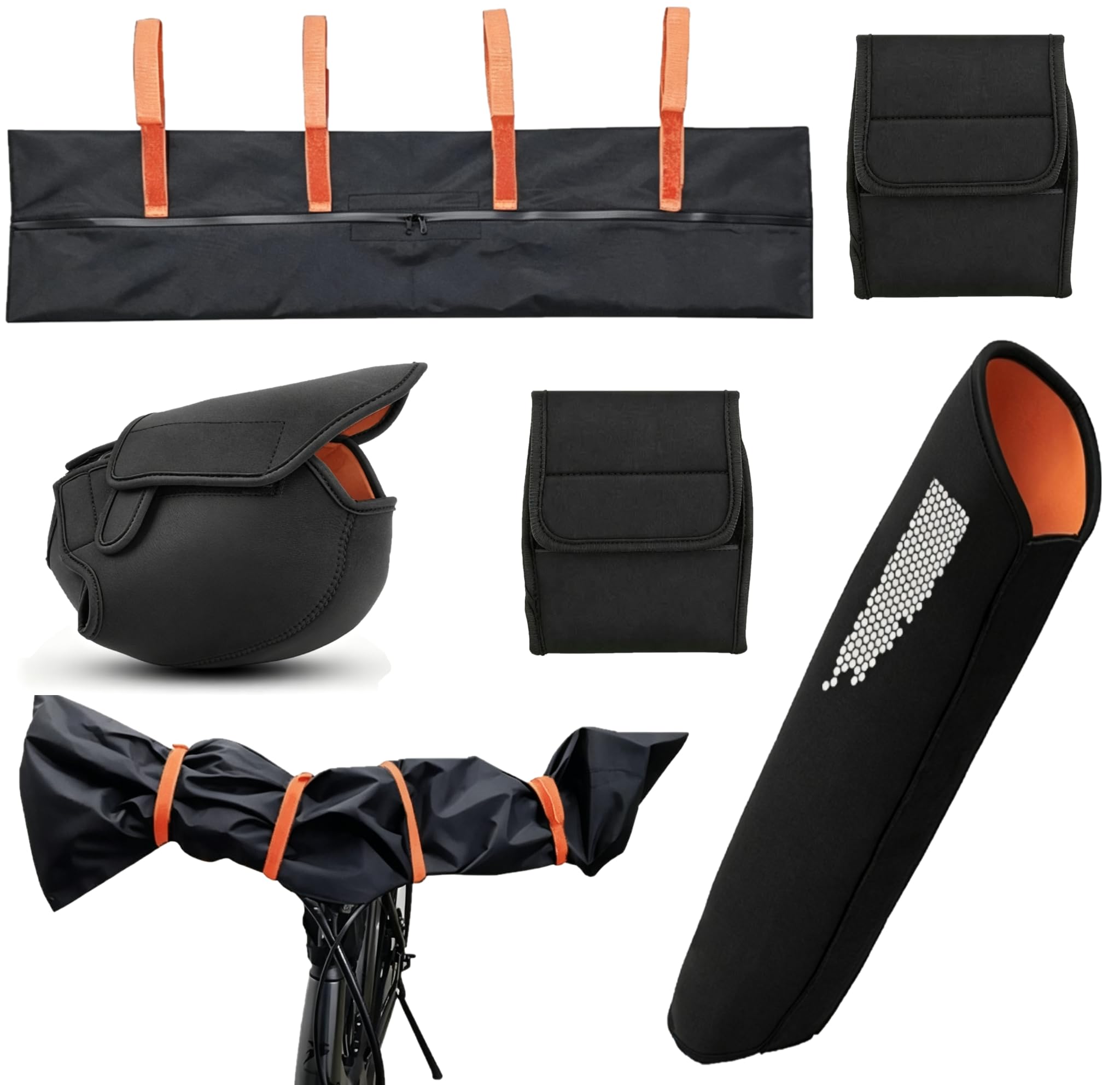 5-teiliges E-Bike Transportschutz Set, wasserabweisende Schutzhüllen