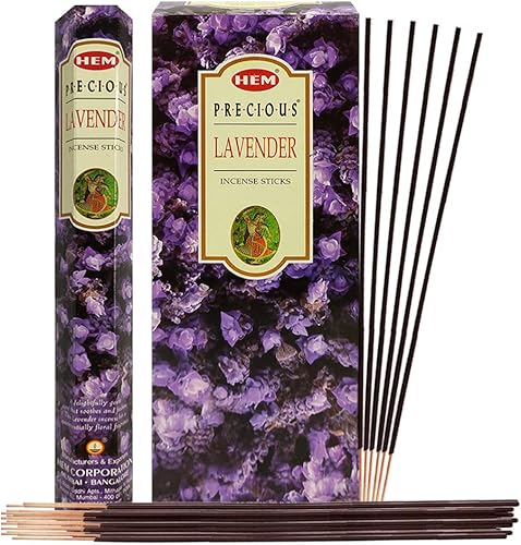 Miniatura 3 de TRUMIRI Paquete de 6 varillas de incienso con dobladillo de lavanda preciosa de 0.71 onzas (aproximadamente 120 varillas)