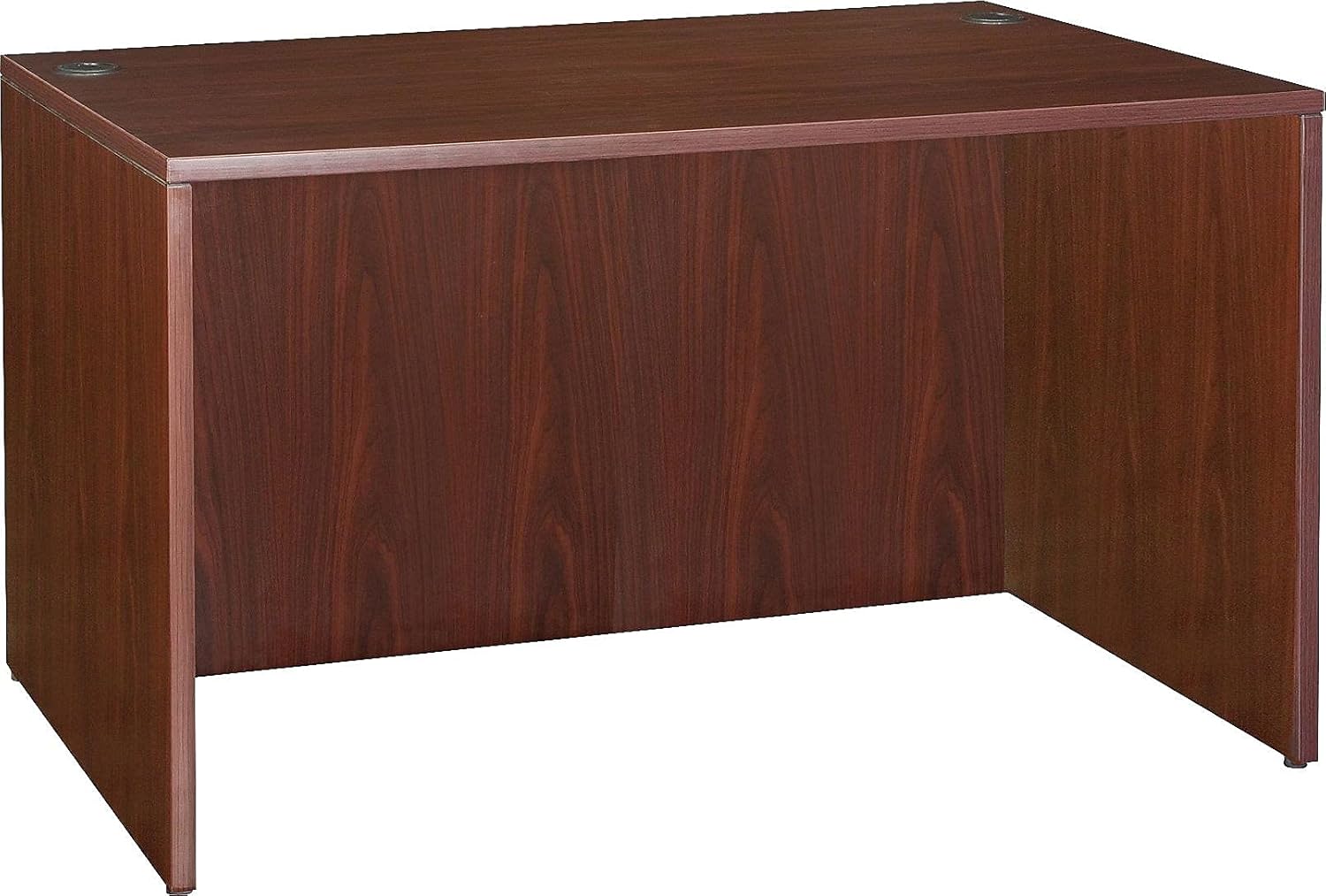 Lorell LLR69375 69000 Series Desk, Mahogany