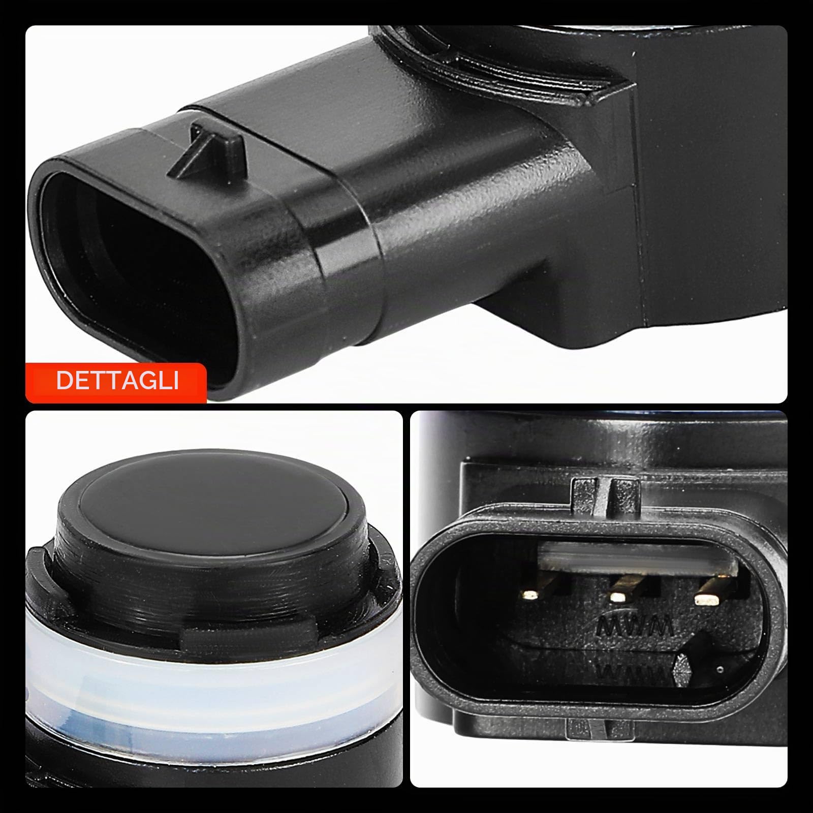Frankberg 4x Sensori di Parcheggio PDC Compatibile con P.a.s.s.a.t Variante 3G5 CB5 UP! 121 122 123 BL1 BL2 BL3 O.c.t.a.v.i.a III Combi 5E5 5E6 Golf VII 5G1 BE1 BE2 BQ1 66209274427