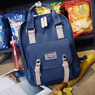 BZAHW Tela Impermeabile Harajuku, Borsa a Tracolla, Studentessa della Scuola Media Femminile, Versione Coreana, Zaino Antivento Marea SS-032 (Color : 6, Size : One Size)