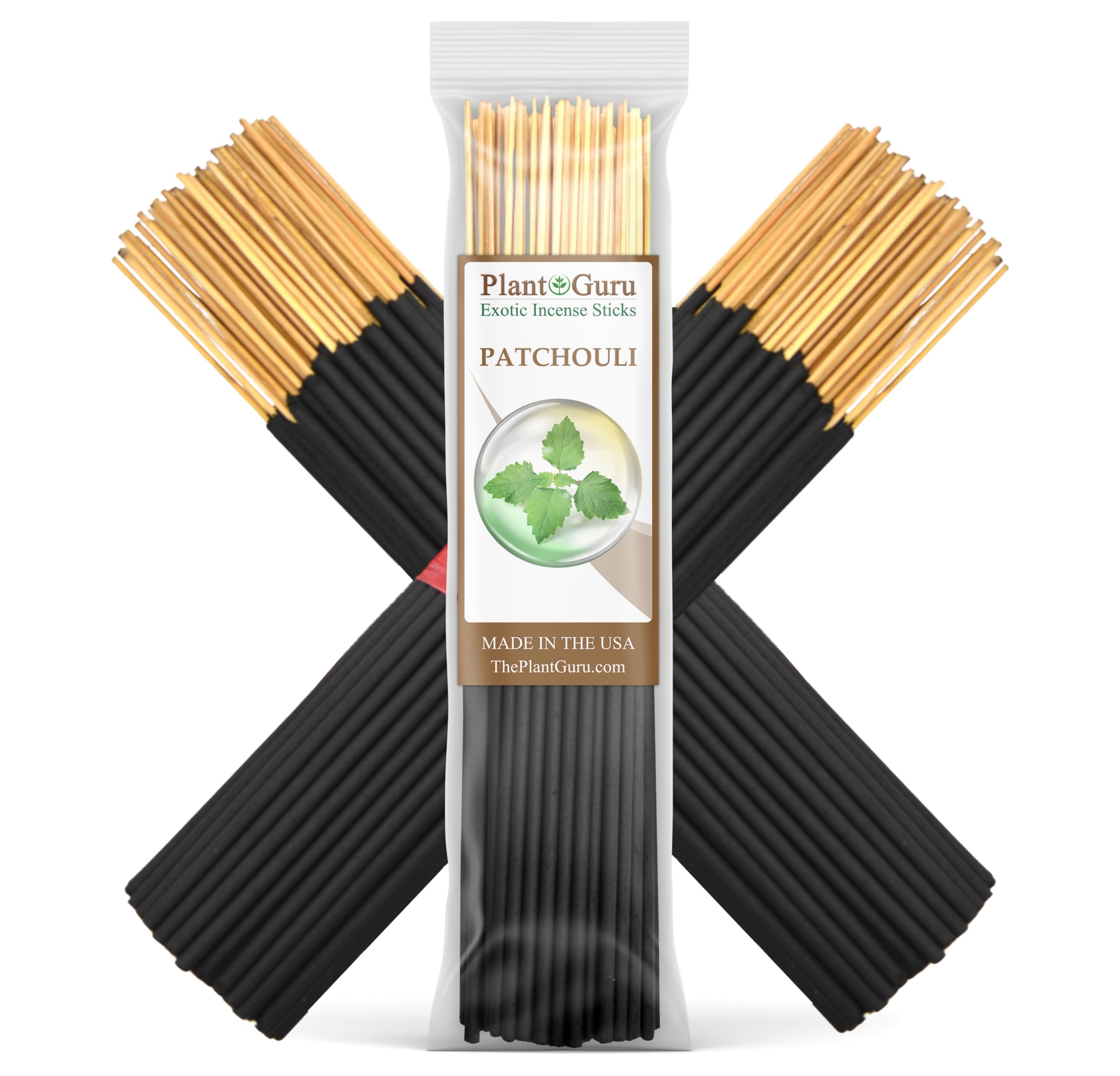 Patchouli Exotic Incense Sticks 7 Inch - Bulk 1 Bundle 85 to 100 Sticks - Natural 7" Long Lasting Aroma That Burns for 30 to 45 Minutes.