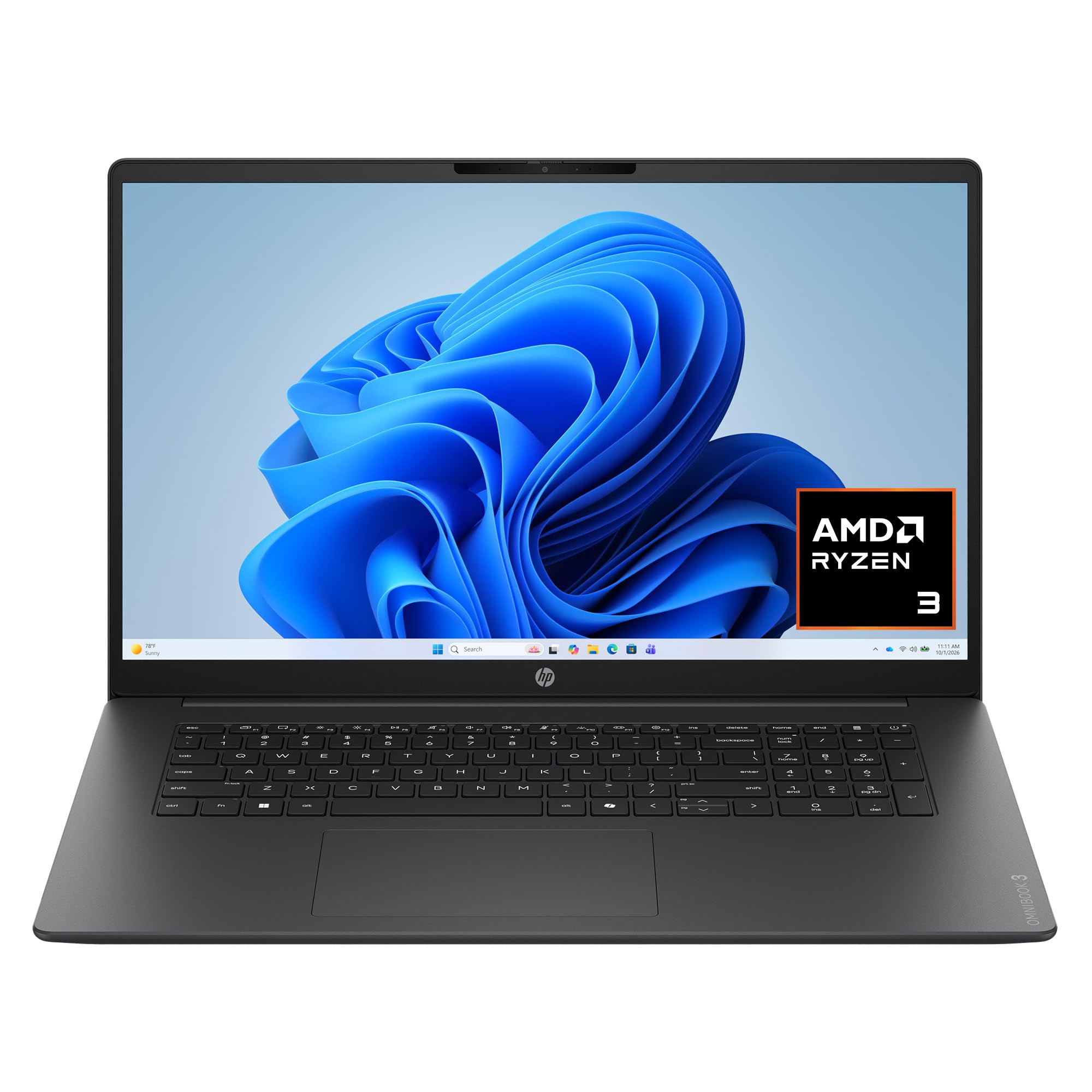 Amazon.com: HP OmniBook 3 17.3 inch Laptop PC, FHD Display, AMD