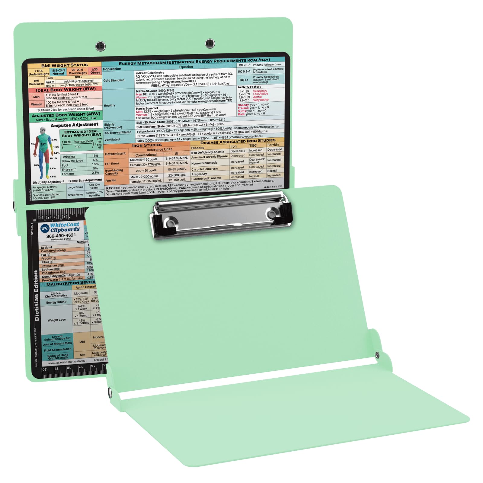 Whitecoat Clipboard® - Mint Dietitian Edition